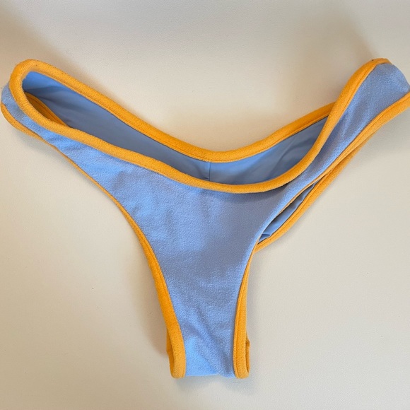 Frankie's Bikinis Katarina Bottom and Sawyer Top in Bluebird - Picture 6 of 6